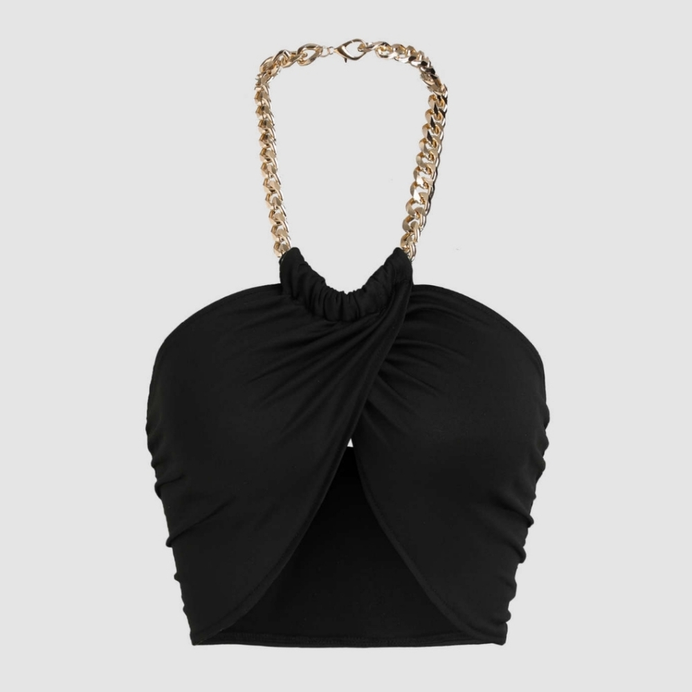Cuban Chain Halter Top